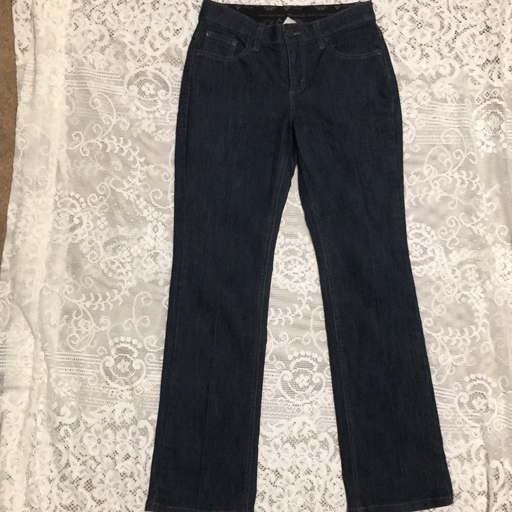 MERONA JEANS SIZE 2 BOOT LEG COMFORT NO GAP WAISTBAND